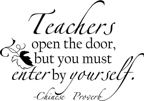 Teachers Open The Door | Wall Decals