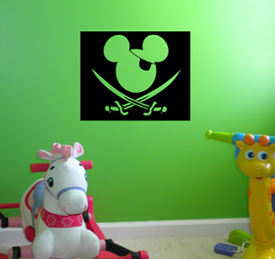 Pirate Mickey | Wall Decals
