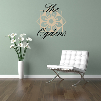 Flower Monogram | Wall Decals
