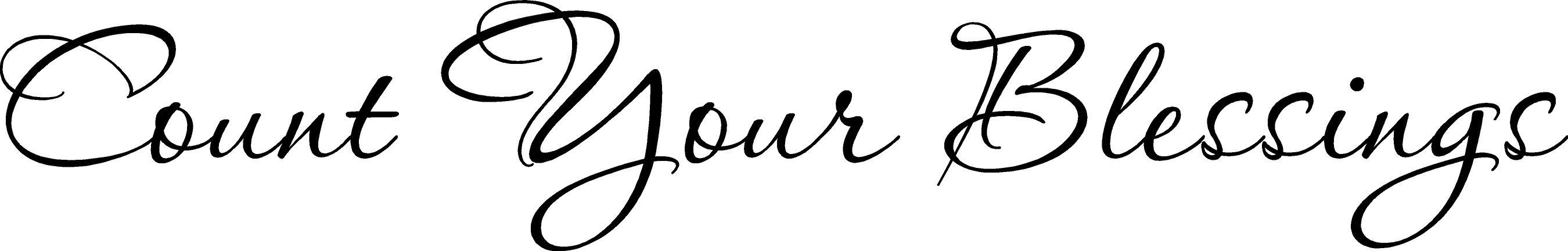 Count Your Blessings2 | Wall Decals