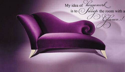 Sweep the Room Glance | Wall Decals