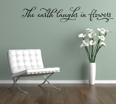 Earth Laughs | Wall Decals