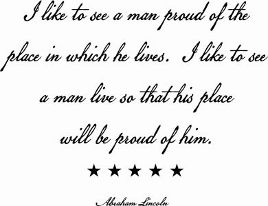 Man Proud -Lincoln | Wall Decals