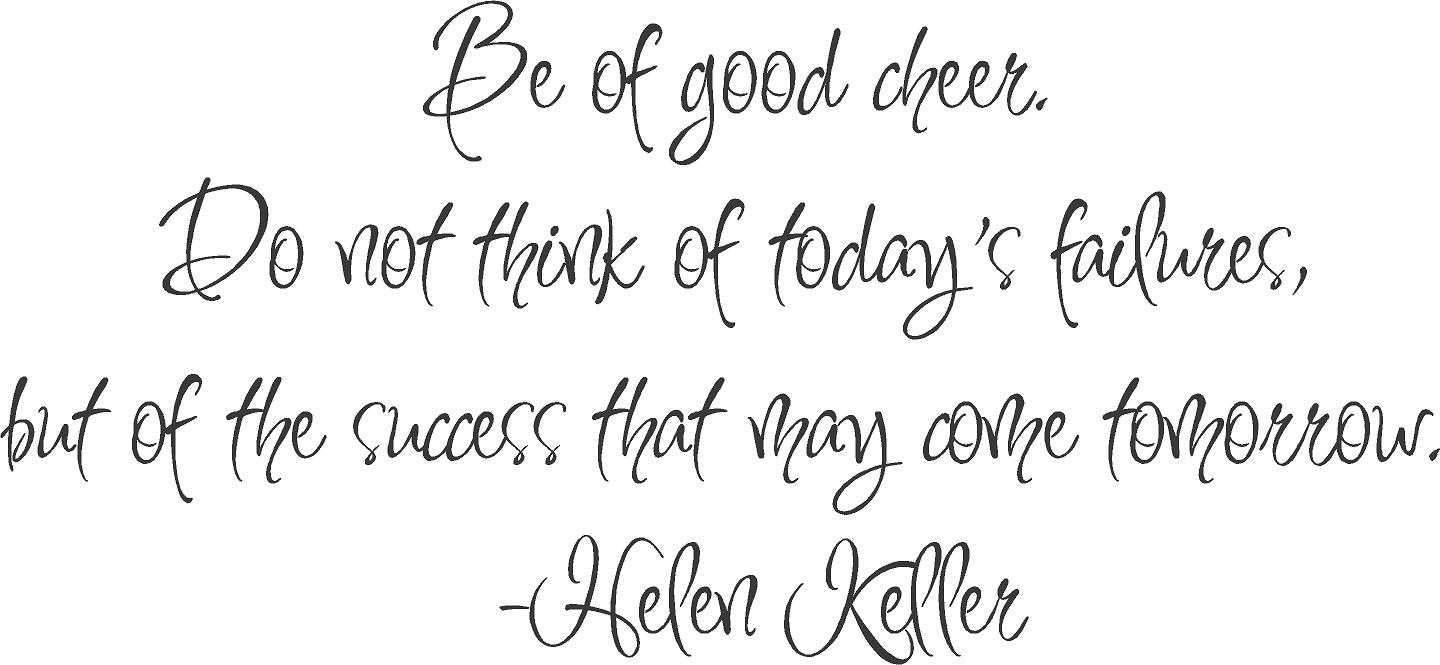 Be Of Good Cheer | Wall Decals