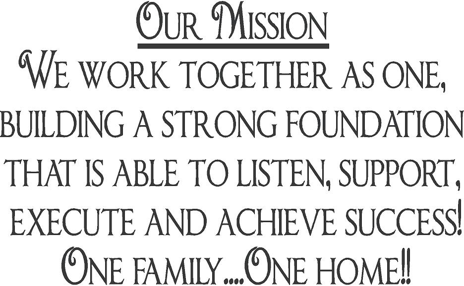 Our Mission | Wall Decals