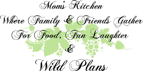 Mom's Kitchen | Wall Decals