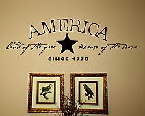 America Land of the Free | Wall Decals