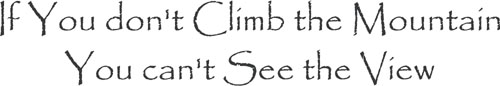 Climb The Mountain | Wall Decals