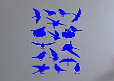 Multiple Birds | Wall Decals