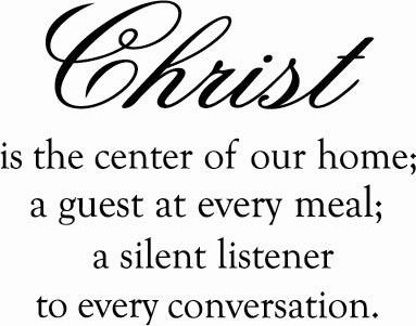 Christ is the Center | Wall Decals