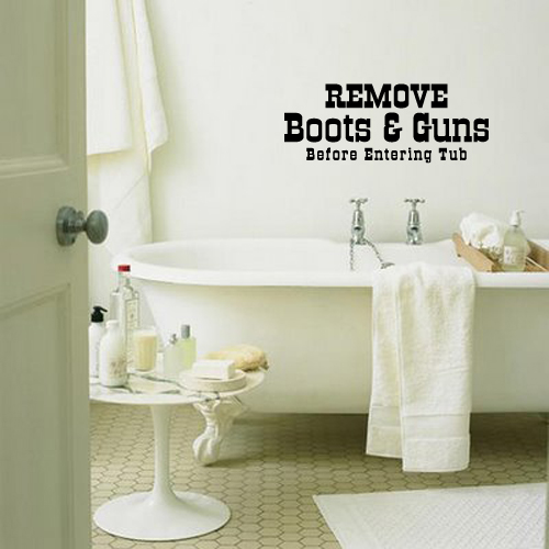 Remove Boots | Wall Decals