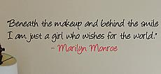 Beneath The Makeup | Wall Decals