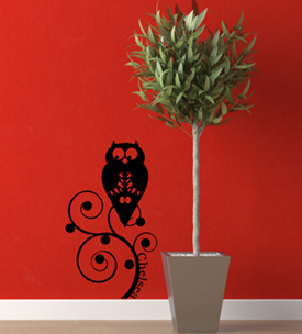 Owl Name | Wall Decals