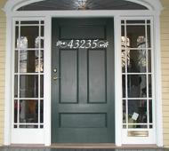 Flower House Numbers | Wall Decals