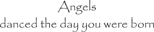 Angels Danced | Wall Decals