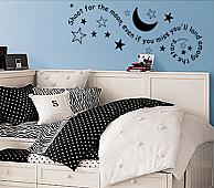 Shoot For The Moon Wall Decals