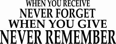 Receive-Never Forget | Wall Decals