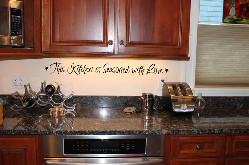 Kitchen Seasoned With Love | Wall Decals