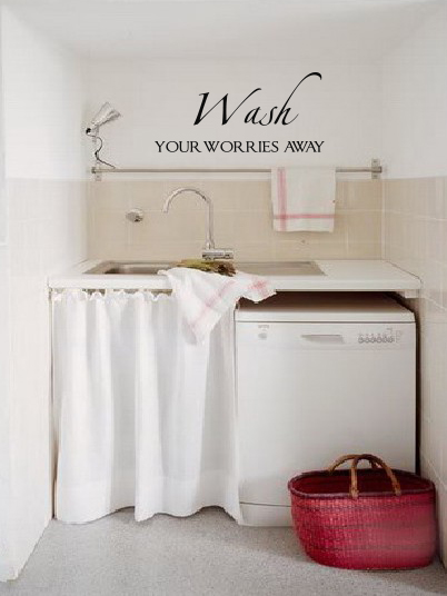 Wash Worries Away | Wall Decals