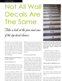 Not All Wall Decals Are The Same Article