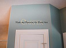Meals Memories Name | Wall Decals