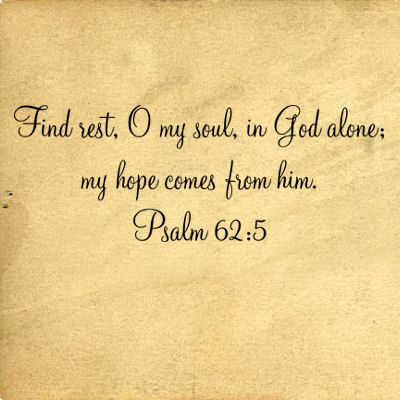 Find Rest O My Soul | Wall Decals