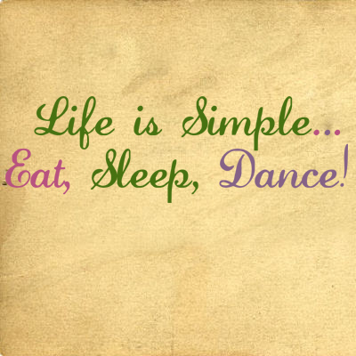 Eat Sleep Dance | Wall Decals