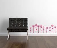 Swirly Poppy Flowers | Wall Decals