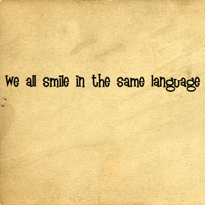 All Smile Same Language | Wall Decals