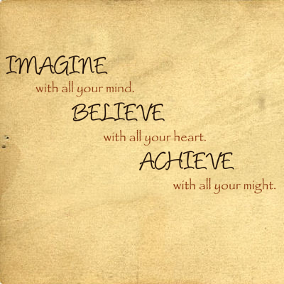 Imagine Believe Achieve | Wall Decals