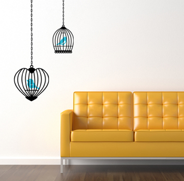 Chain Cages | Wall Decals 