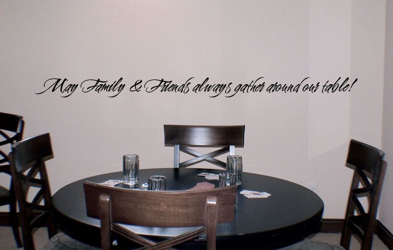 Friends Family Gather Table | Wall Decals 