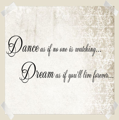 Dance Dream As If | Wall Decals 
