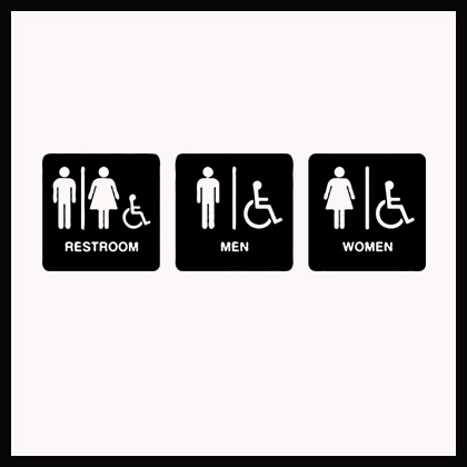Restroom Pack I | Wall Decals 