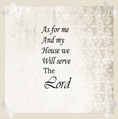 As For Me My House | Wall Decals 