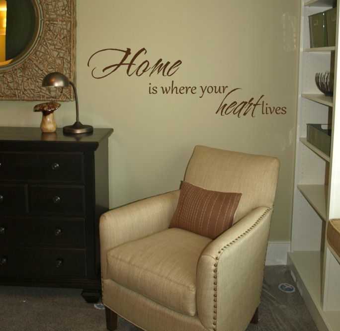 Home Is Where Your Heart Lives | Wall Decals  