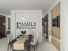 Family Friends And Family Gather Here | Wall Decals  