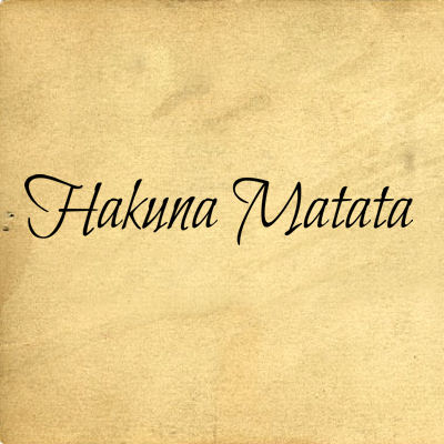 Hakuna Matata II | Wall Decals  