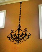 Chandelier 5 Light Decals