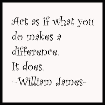 What You Do Makes A Difference Wall Decals   