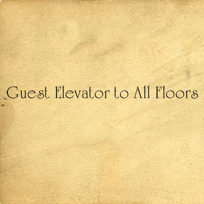Guest Elevator Wall Decals   