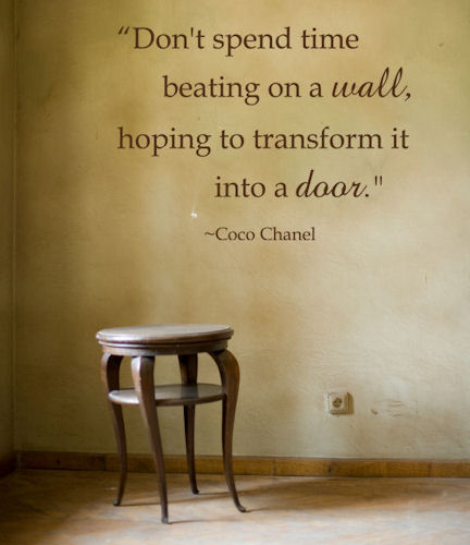 Beating On A Wall Wall Decals   