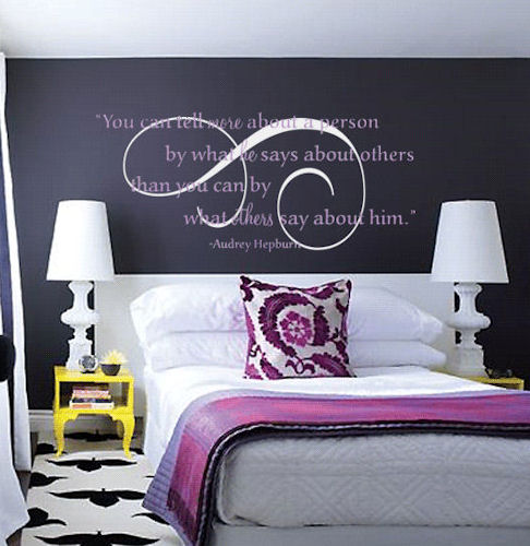 Others Say About Him Hepburn Wall Decals   