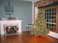 We Wish You Tree Decal