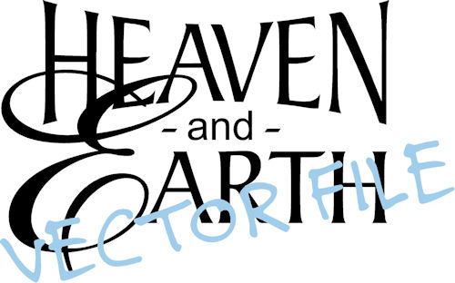 Heaven And Earth Vector Wall Decals   