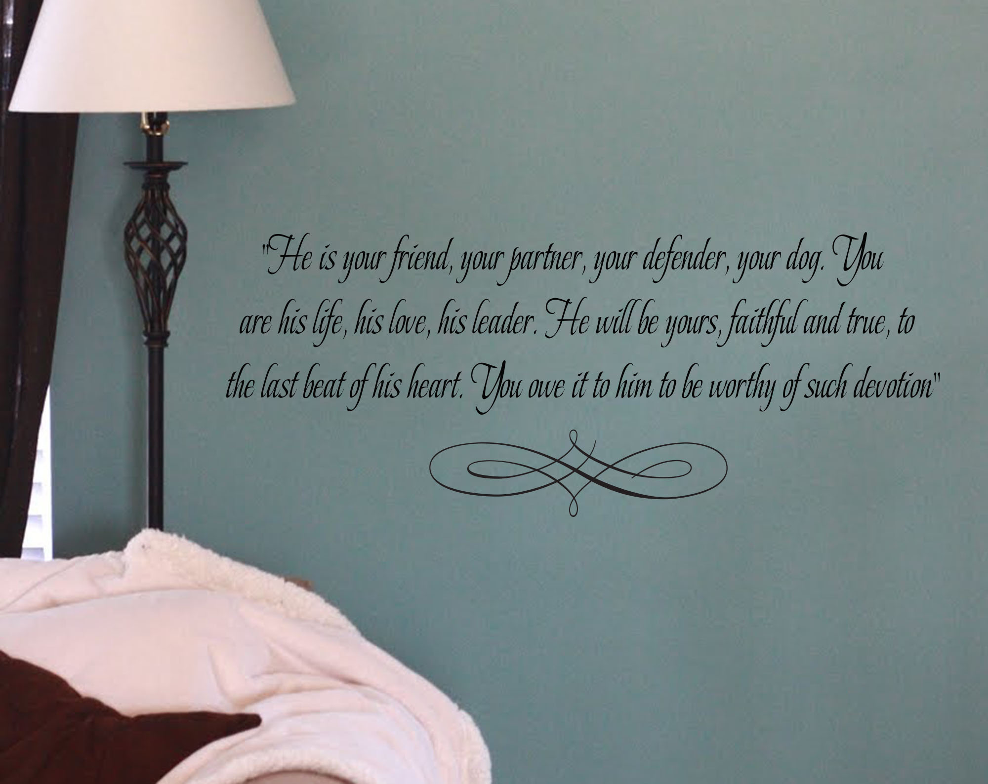 Your Friend Partner Defender Dog Wall Decals   