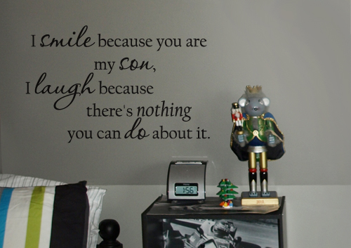 Smile Laugh Because Family Decal