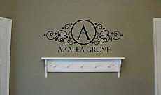 Elegant Street Names Wall Decals  