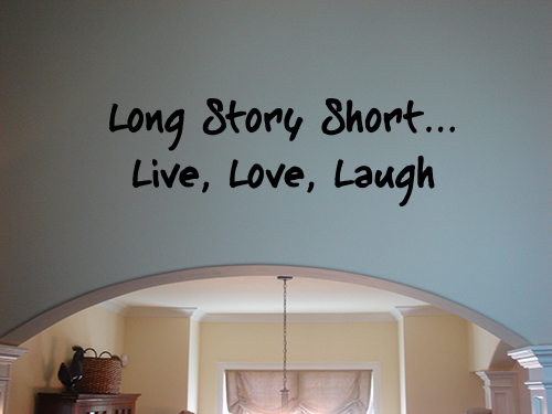 Long Story Short II Wall Decals   
