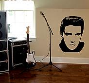 Famous Faces Elvis Wall Decals  